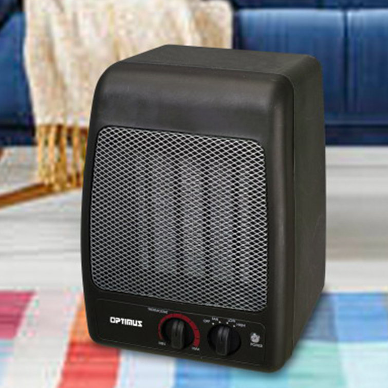 Optimus 1500 Watt 5100 BTU Electric Compact Space Heater Wayfair